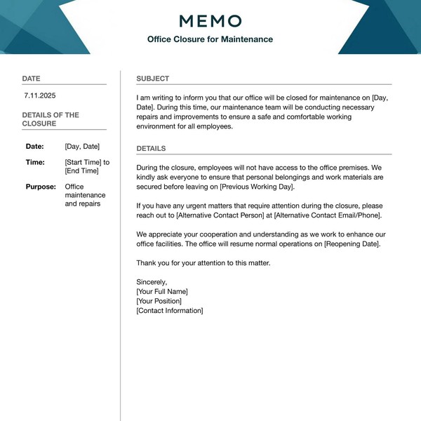 Memo Google Docs Template: Free, Editable, and Professional