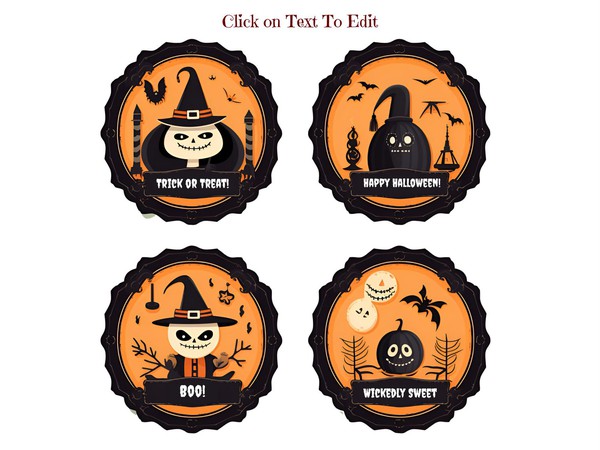 Free Witch's Label Templates Editable in Google Docs