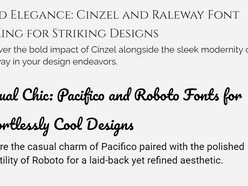 Best Google Font Pairs for Invitations, Menus, Flyers, and More